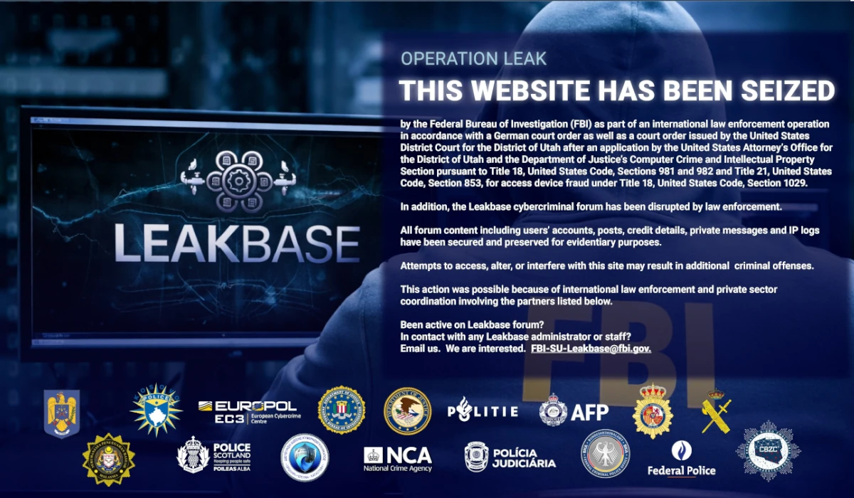 LeakBase Seized Page