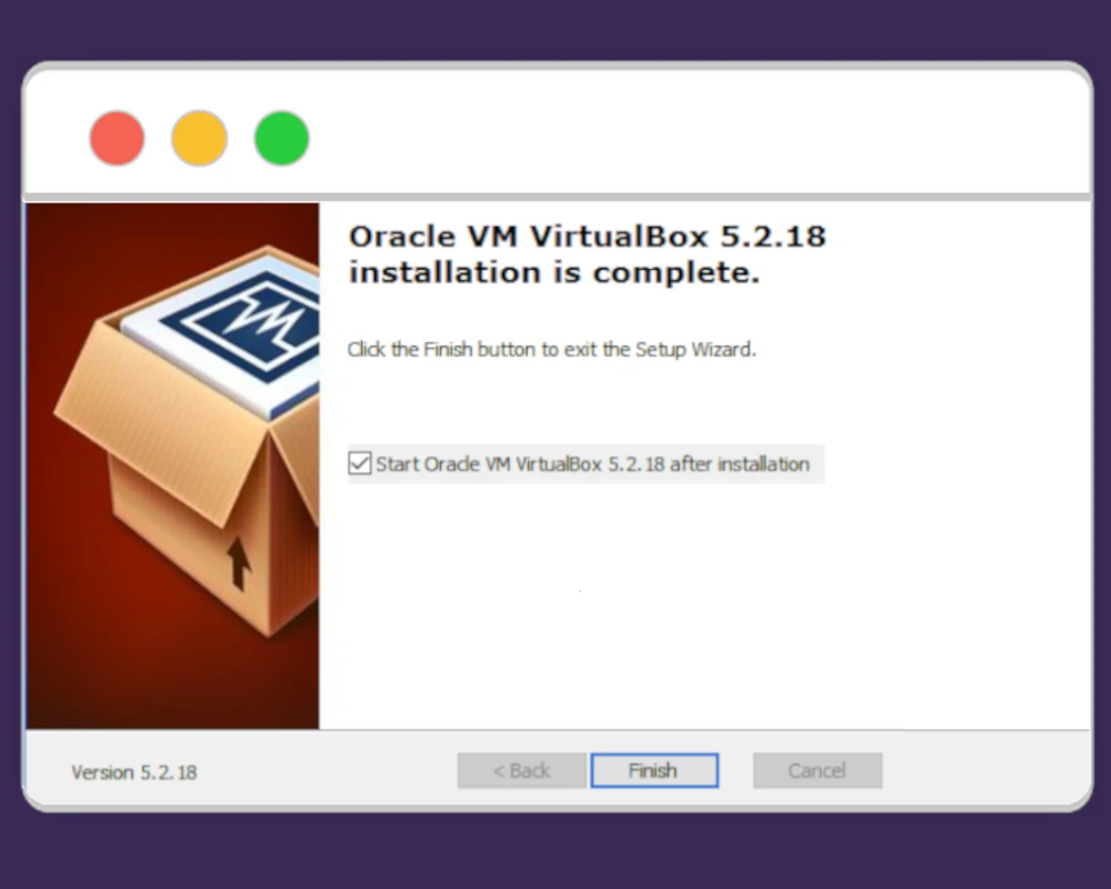 VirtualBox Installation Window