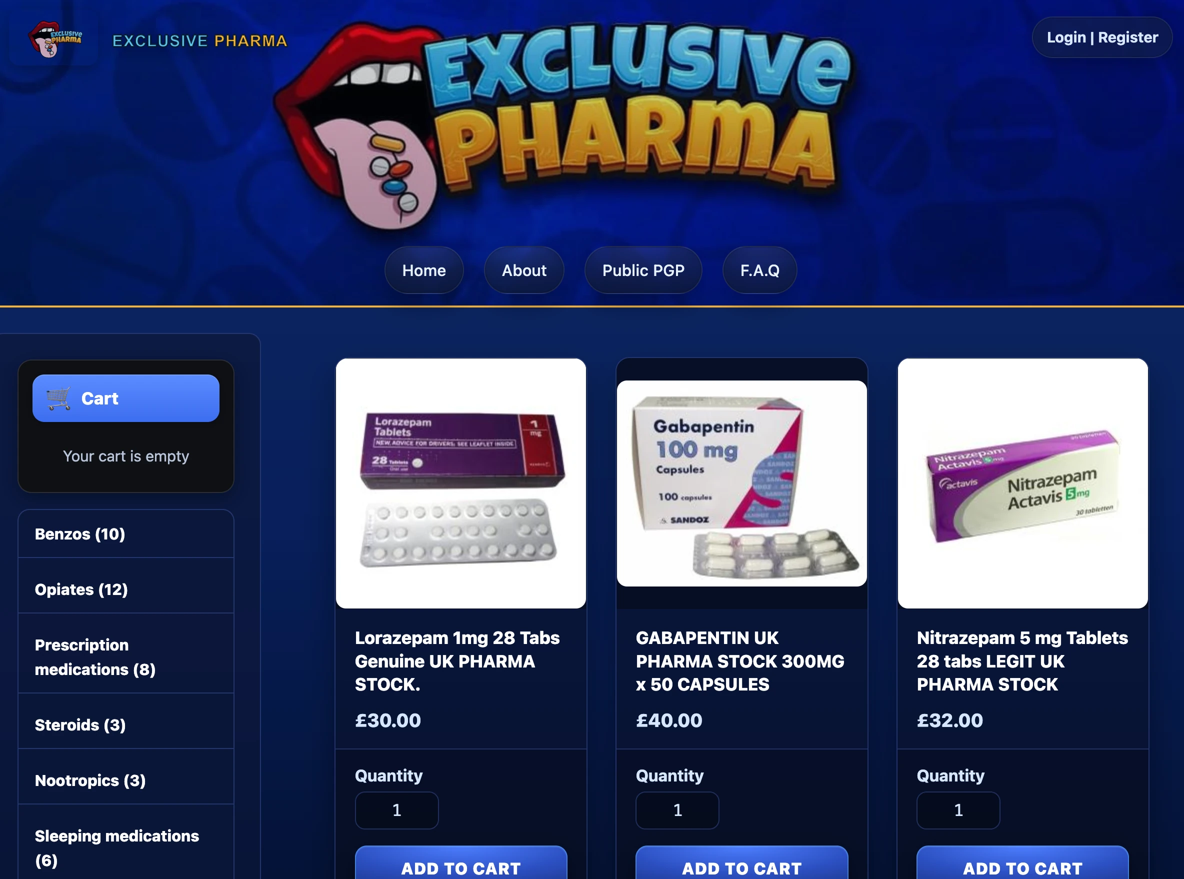 Exclusive Pharma Homepage