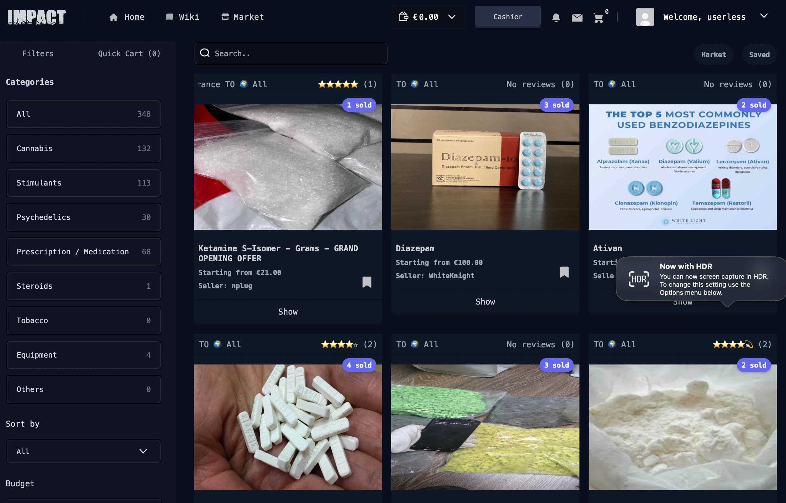 Impact Market Homepage