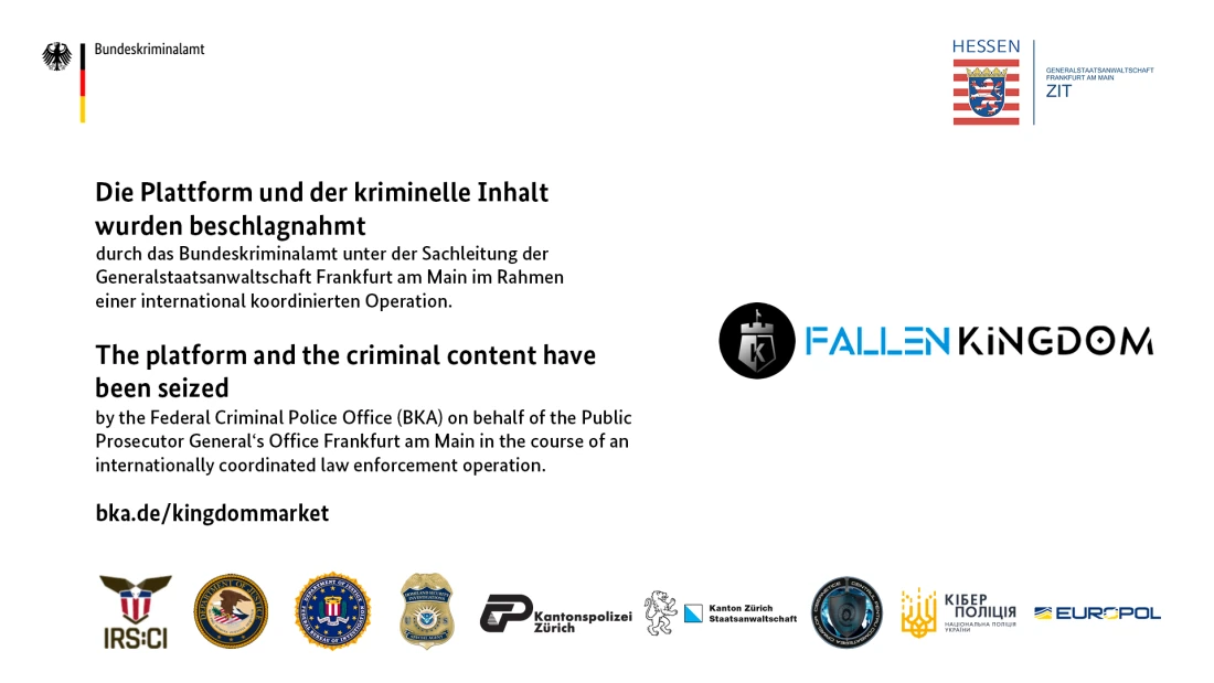 Kingdom Market Seizure Page