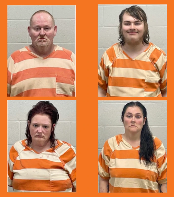 Mugshots of the 4 Suspects