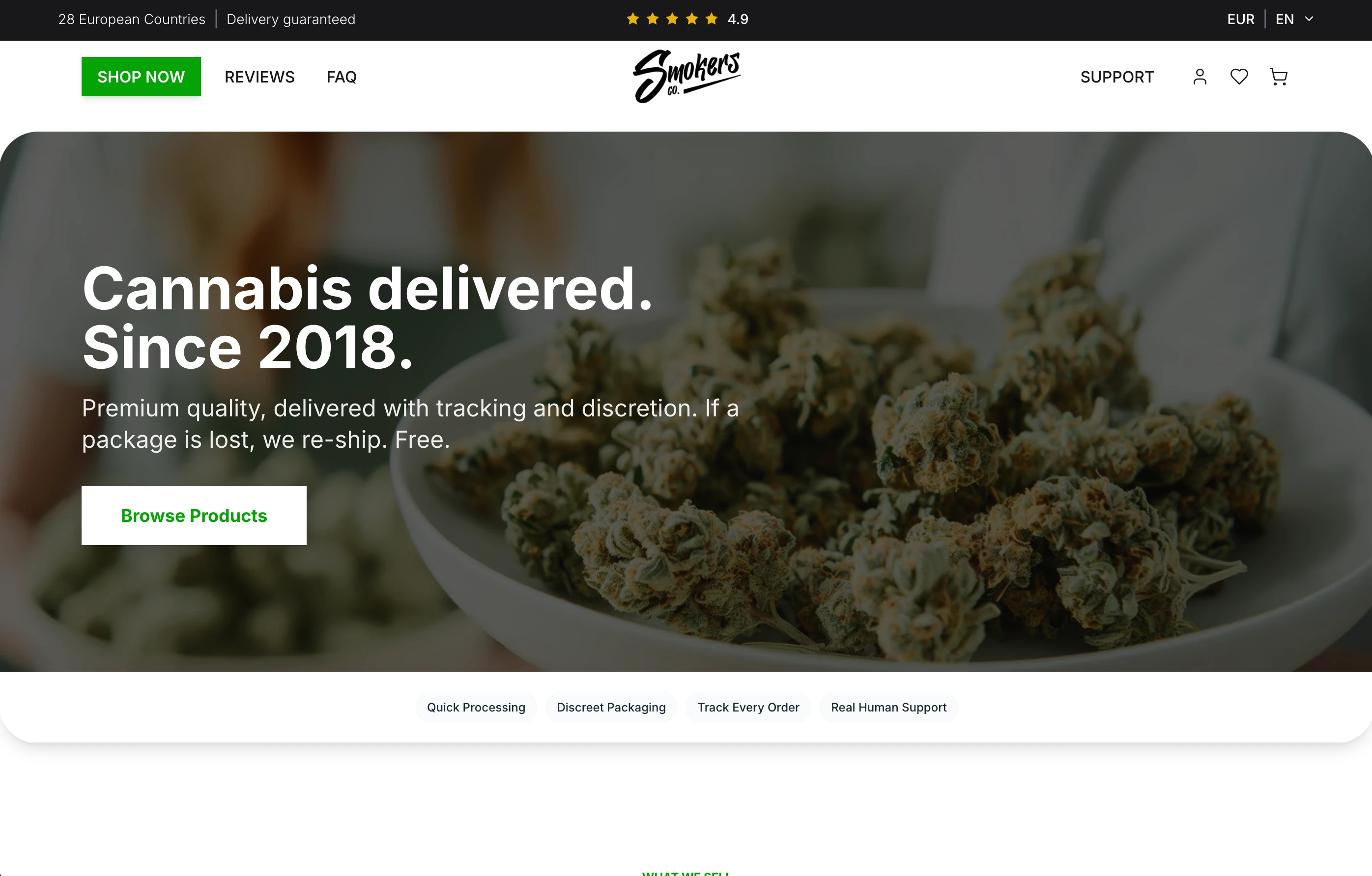 SmokersCo Homepage