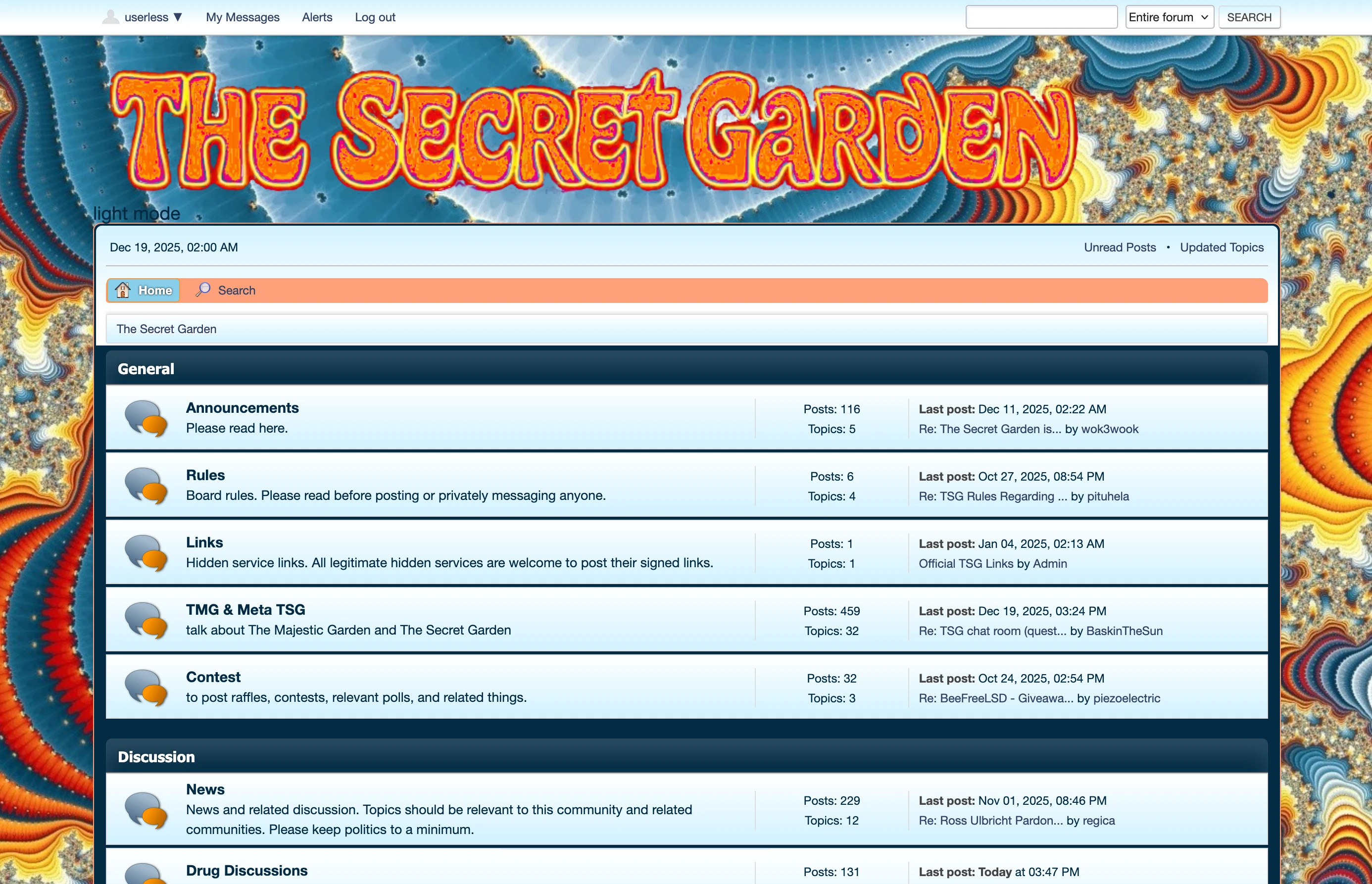 TheSecretGarden Homepage